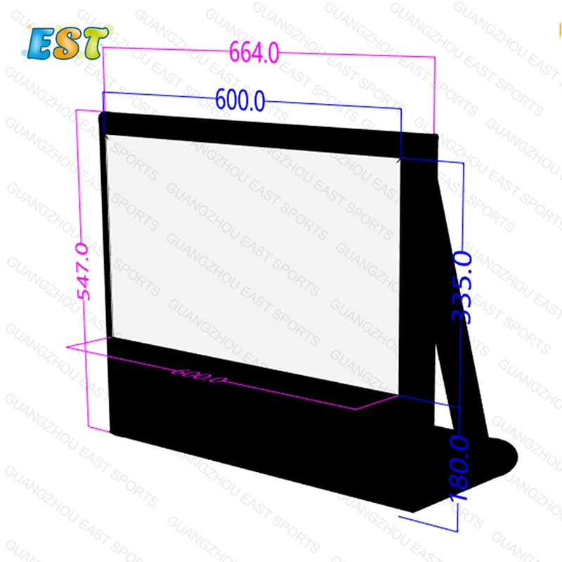 Good quality theater large commercial PVC open air home inflatable modern movie theatre screen - Image 5