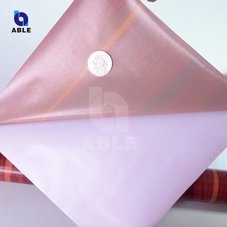 ABLE furniture coating film home easy cleaning protective film PP decorative foil for flat wrapping on wood board for furniture - Image 3