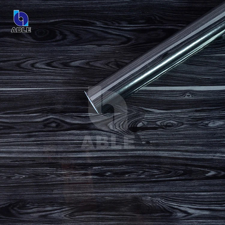 ABLE furniture coating film home easy cleaning protective film PP decorative foil for flat wrapping on wood board for furniture